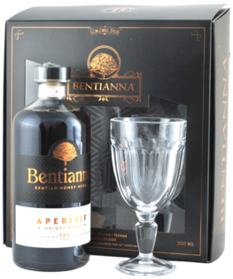 Bentianna Aperitif 13% 0,7L (darčeková balenie s pohárom)