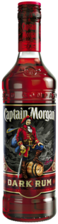 Captain Morgan Dark Rum 40% 0,7l (holá fľaša)