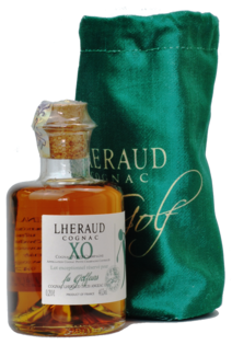 Cognac Lheraud Golf XO 40% 0,2L (darčekové balenie plátené vrecúško)