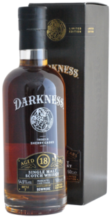 Darkness 18YO Bowmore Moscatel Cask Finish 54,9% 0,5L (kartón)