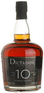 Dictador 10YO 40% 0,7L (čistá fľaša)