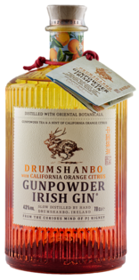Drumshanbo Gunpowder Irish Gin with California Orange Citrus 43% 0.7L (čistá fľaša)