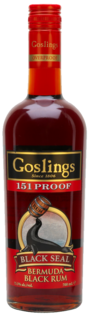 Goslings Black Seal 151 Overproof 75,5% 0,7l (holá fľaša)
