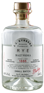 J. J. Kurberg Rye Malt Vodka 40% 0,5L (čistá fľaša)