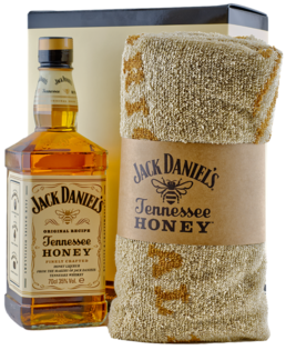 Jack Daniel's Tennessee Honey  35% 0,7L (darčekové balenie s osuškou)