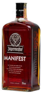 Jägermeister MANIFEST Likér 38% 1L (holá fľaša)