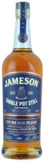 Jameson Single Pot Still Five Oak Cask Release 46% 0,7L (čistá fľaša)