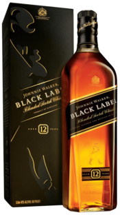 Johnnie Walker Black Label 40% 1,0L (kartón)
