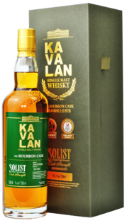 Kavalan Solist Bourbon 58,6% 0,7L (darčekové balenie kazeta)