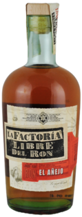 La Factoría Libre Del Ron El Añejo 40% 0,7L (čistá fľaša)