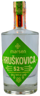 Marsen Hruškovica 52% 0,5L (čistá fľaša)