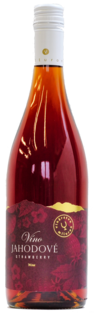Miluron Jahodové víno 11% 0,75L (holá fľaša)