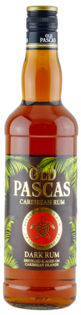 Old Pascas Dark Rum 37.5% 0.7L (čistá fľaša)