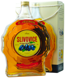 R. Jelínek Slivovice Zlatá 45% 3.0L (darčekové balenie kazeta)