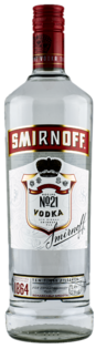 Smirnoff N°. 21 37.5% 1.0L (čistá fľaša)