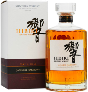 Suntory Hibiki Japanese Harmony 43% 0,7L (kartón)