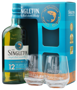 The Singleton 12YO 40% 0.7L (darčekové balenie s 2 pohármi)