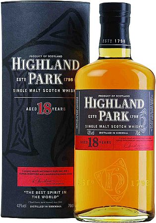 Highland Park 18 ročná 43% 0,7l