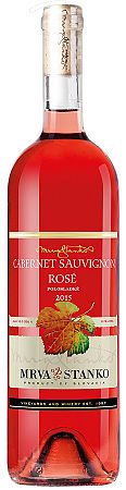 Mrva & Stanko Cabernet Sauvignon Rosé, Víno ružové suché 2017 12,5% 0,75l