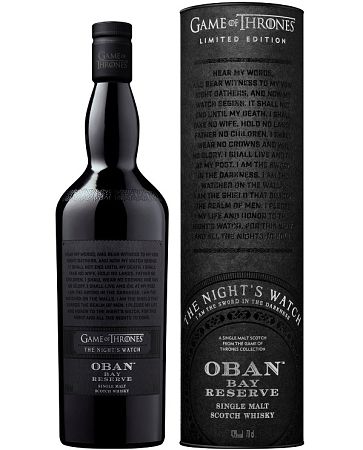 Night's Watch & Oban Bay Reserve - Game of Thrones Single Malts Collection 43% 0,7l