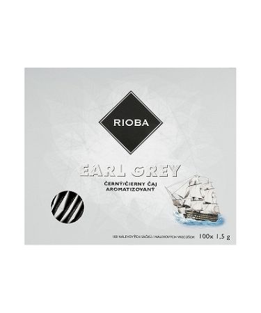 Rioba Eearl grey čierny čaj 100x1,5g