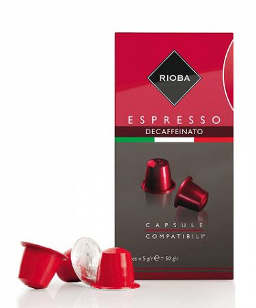 Rioba Espresso Decaffeinato kapsule 10 x 5g