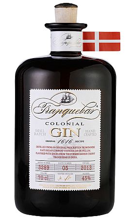 Tranquebar Colonial Gin 45% 0,7l